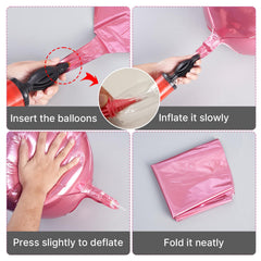 PartyWoo balloon accessories straw and ribbon simplify setup.