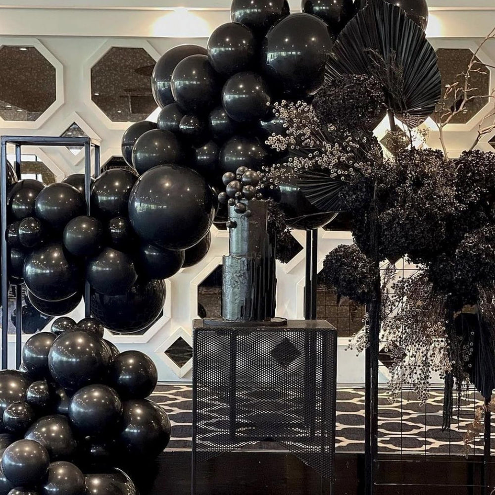 PartyWoo balloon arch kit used to create dramatic setups.
