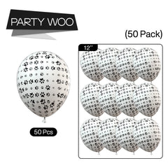 PartyWoo balloon garland paw prints perfect for party backdrops