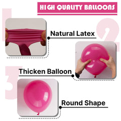 PartyWoo thick latex balloons showcase durable texture and lasting fullness.