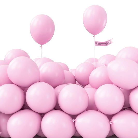 PartyWoo 5-inch light pink balloons for decor and arches.