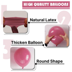 PartyWoo birthday decor pink balloons brighten any party setup