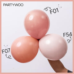 PartyWoo boho blush lilac decor combo enhances photos.