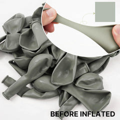 PartyWoo dusty green 12in balloons for garlands and vibrant party decor