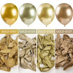 PartyWoo gold balloon arches and garlands for stunning displays