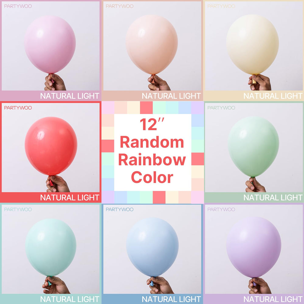PartyWoo balloons filled with helium float for several hours