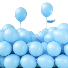 PartyWoo light blue balloons pack for vibrant party decor and coordinated color themes.