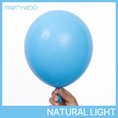 PartyWoo light blue balloons ideal for wedding decor and balloon garlands.