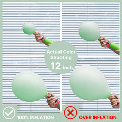 PartyWoo green matte balloons add subtle sophistication
