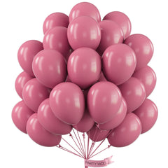 PartyWoo mauve balloons 12in for elegant events and photo-ready decor