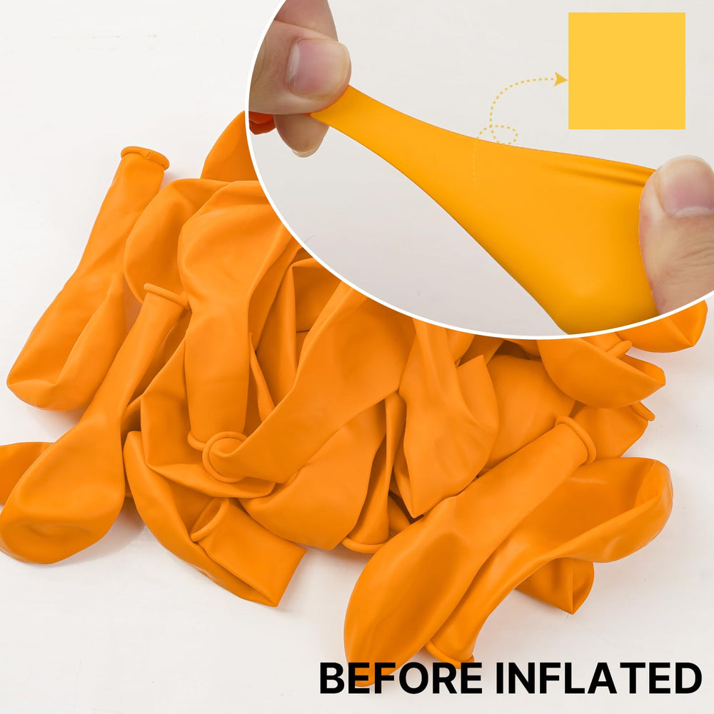 PartyWoo mustard balloons 5-inch tiny accents for bouquet details and favors.