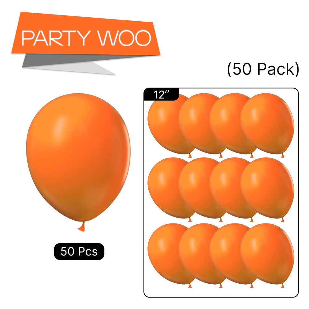 PartyWoo orange balloons baby shower decor brings soft, cheerful ambiance.