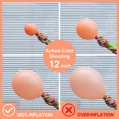 PartyWoo peach 10-inch balloons for lush mixed-size displays