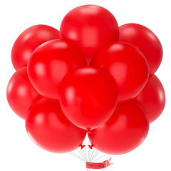 PartyWoo red balloons 18 inch pack adds bold color to any event.