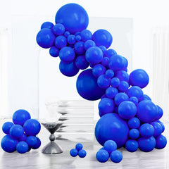 PartyWoo Royal Blue 18in balloons ready for arches and garlands