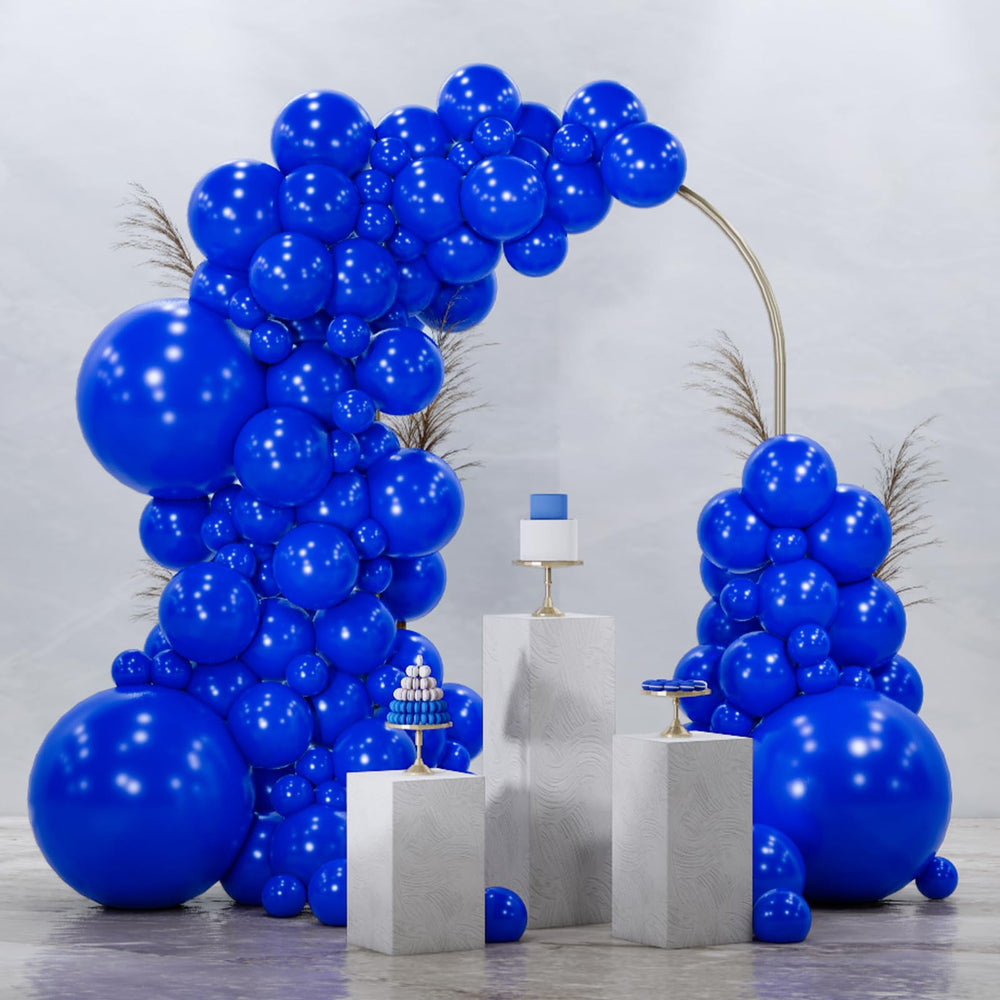 PartyWoo royal blue 18-inch balloons for bold arches and garlands