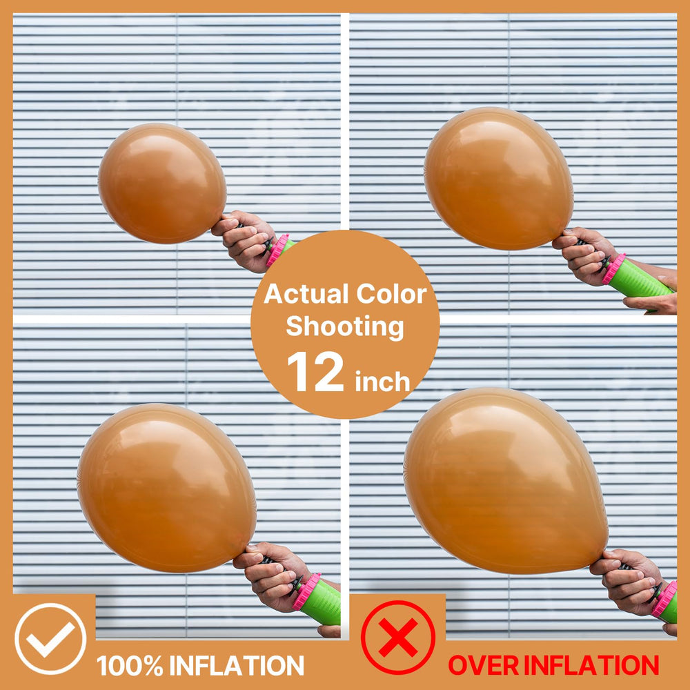 PartyWoo tan balloons 5-inch boho for delicate filler accents.