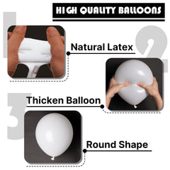 PartyWoo thick latex close-up highlighting sturdy balloon material.