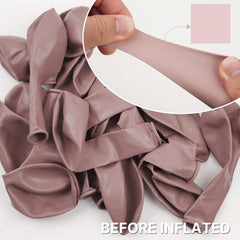 PartyWoo thick latex balloons in dusty pink deliver durable, longer-lasting displays