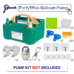 PartyWoo unicorn theme balloons add whimsy to fantasy party setups.