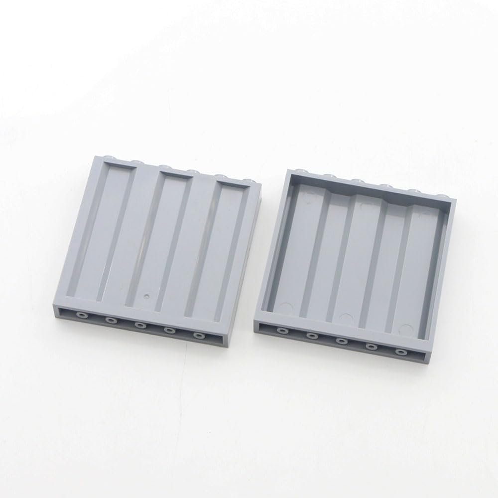 Pasacho 24-piece wall bricks grey fits cars, houses, and model projects.