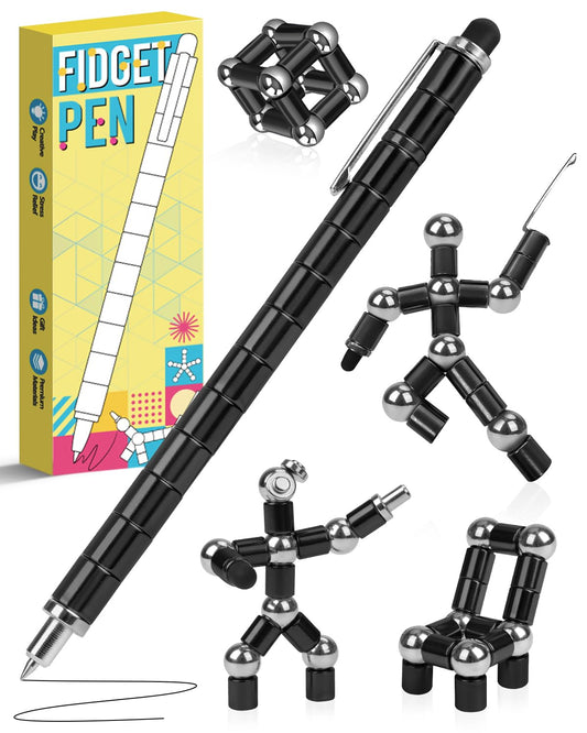 PASTACO Magnetic Fidget Pen in gift box, ready for gifting and display