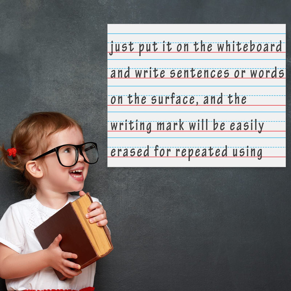 Patelai lined whiteboard paper that is easy to wipe clean for repeated use