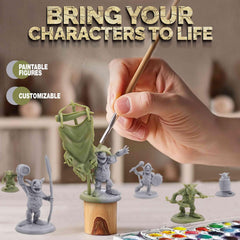 Path Gaming Fantasy Goblins Set large figure 01 detailed sculpt for display