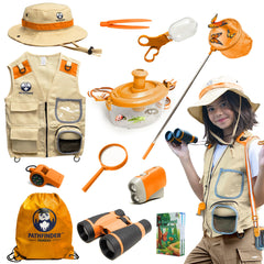 PATHFINDER PANDAS kids explorer kit safari vest for outdoor adventures.