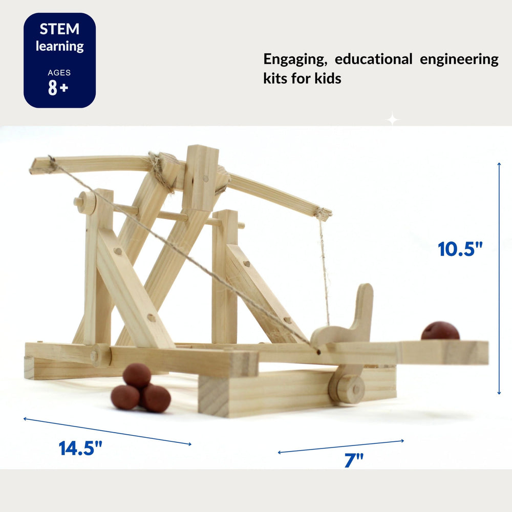 Pathfinders Roman Catapult finished model showcases a historic siege engine.