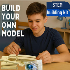 Pathfinders STEM learning kit during final assembly offers hands-on engineering