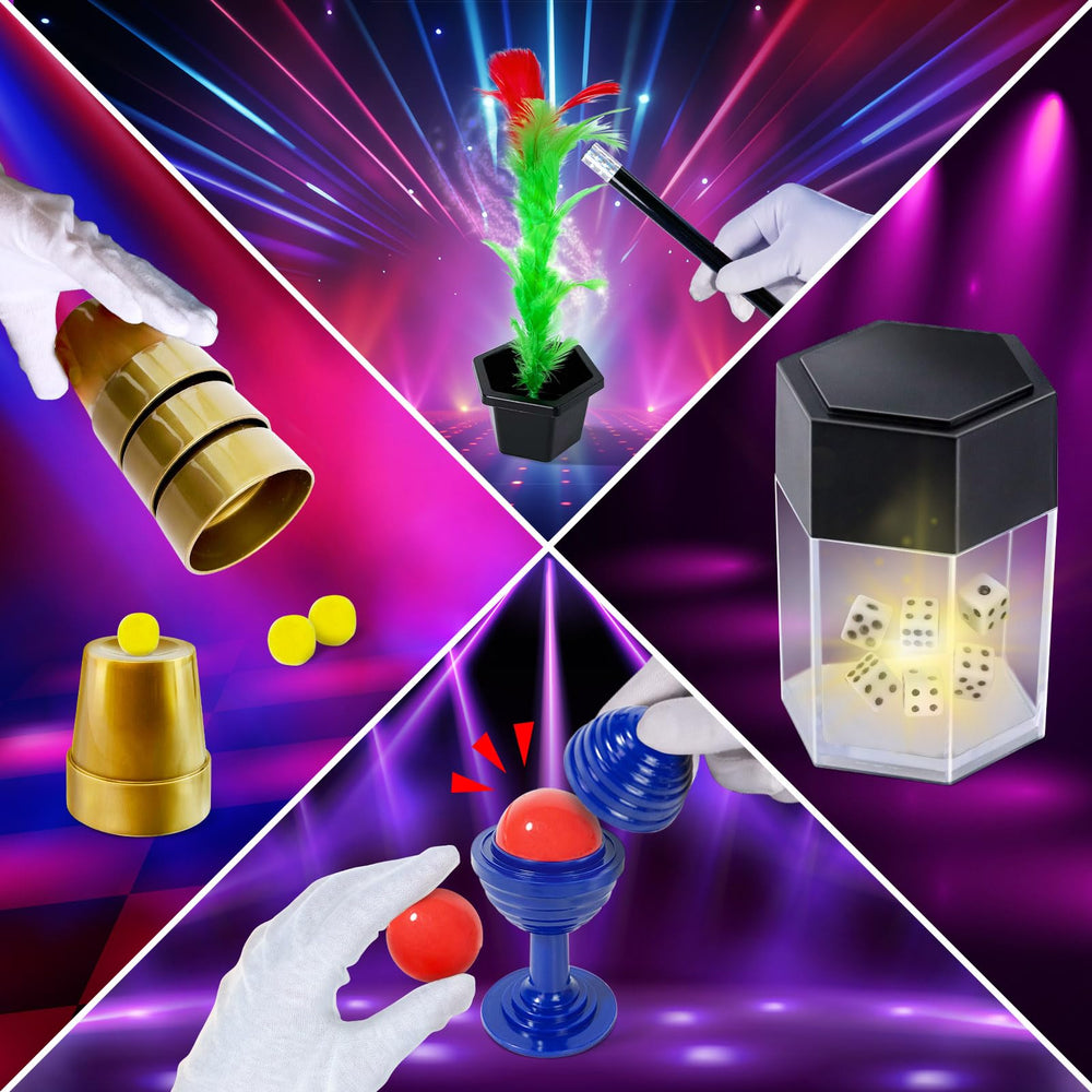 PATIFEED Magic Kit props arranged for hands-on practice and engaging performances