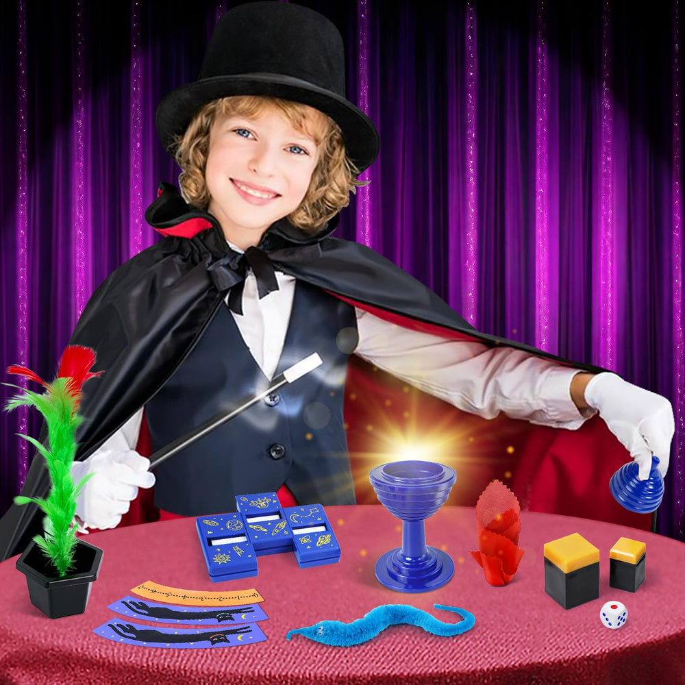 PATIFEED Magic Kit tricks display demonstrates variety of tricks.