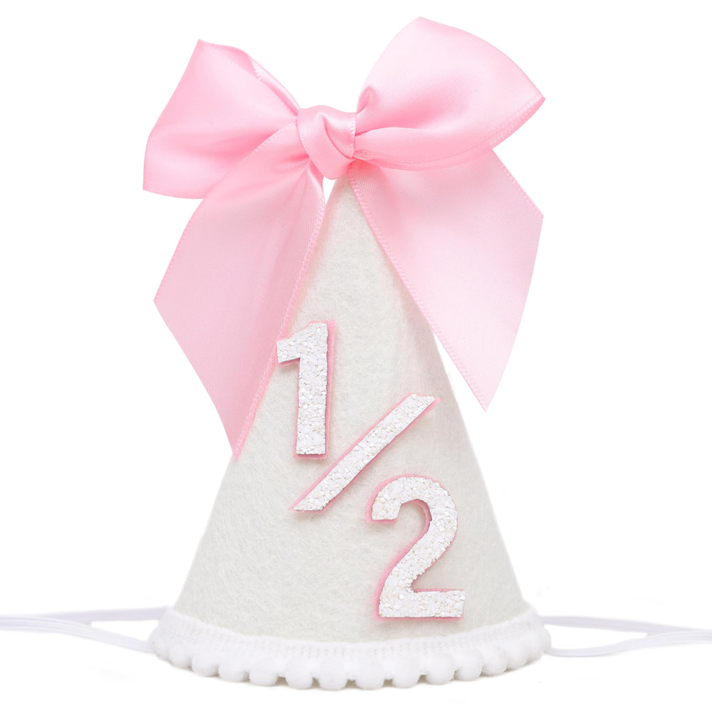 PATRDIO pink bow 1st birthday hat for a princess look during celebrations