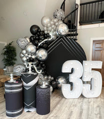 PATYDECRO balloons with ribbon 33ft offer easy setup for seamless party decorations