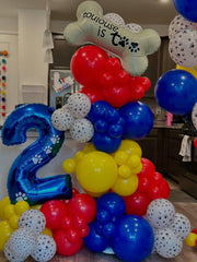 PATYDECRO dog paw balloons yellow brighten outdoor events