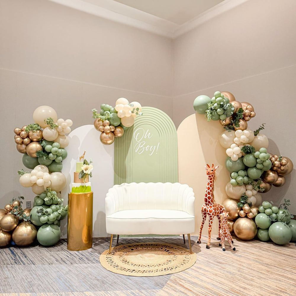 PATYDECRO gold confetti balloon adds festive sparkle