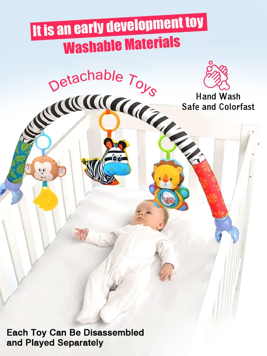 Pau1Hami1ton Car Seat Toy encourages grasping during rides.