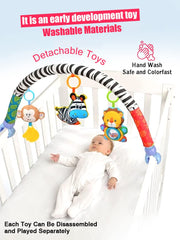 Pau1Hami1ton Car Seat Toy encourages grasping during rides.