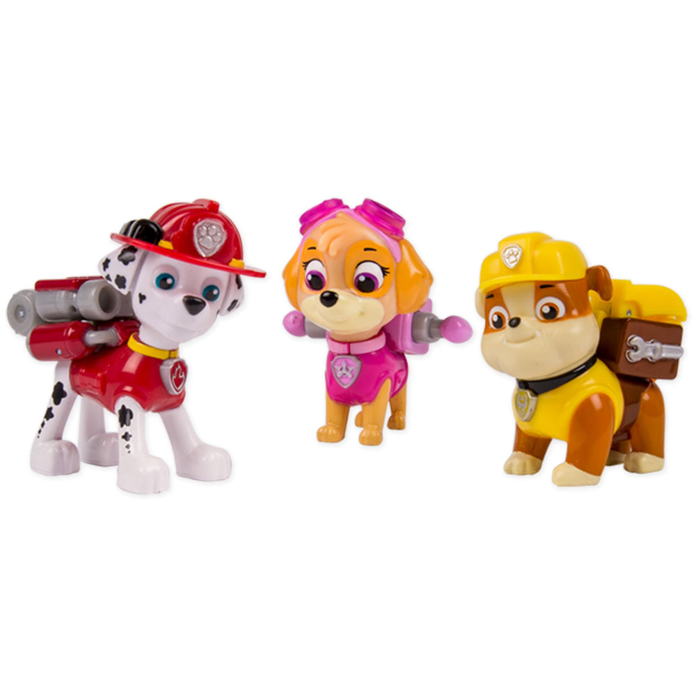 Paw Patrol Action Pack Pups Marshall transforms to reveal water cannon for action-packed play.