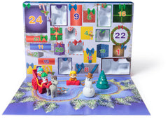 Paw Patrol Advent Calendar front view with 24 surprises for holiday countdown play.
