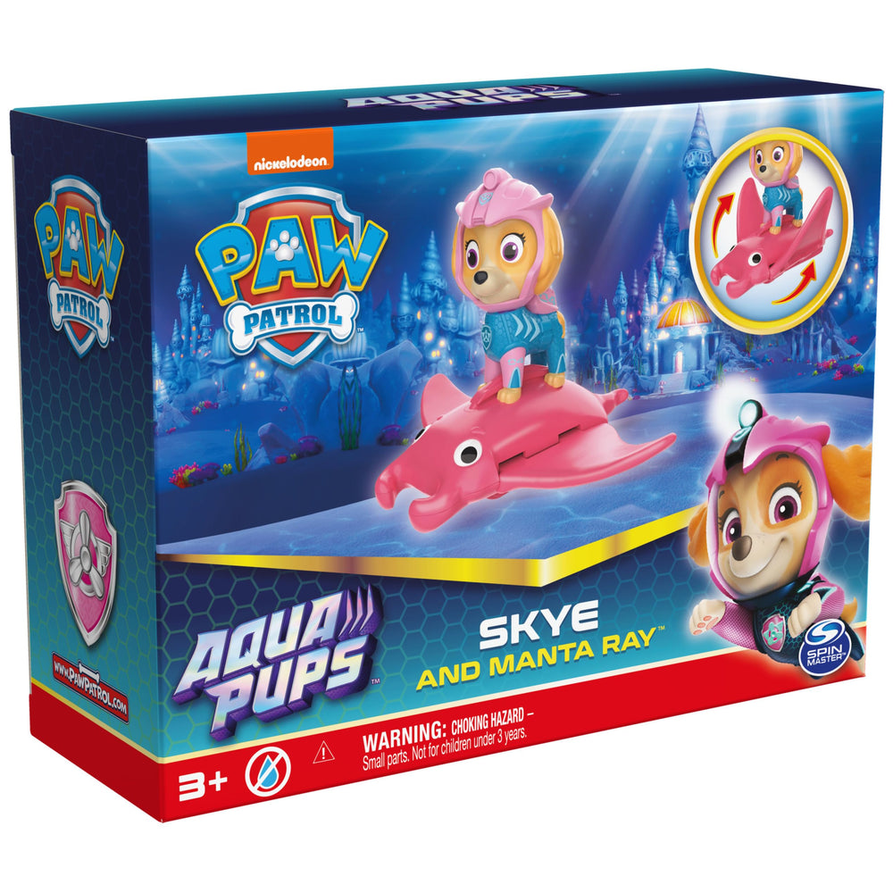 PAW Patrol Aqua Pups Skye figure with true-to-show details and gear.