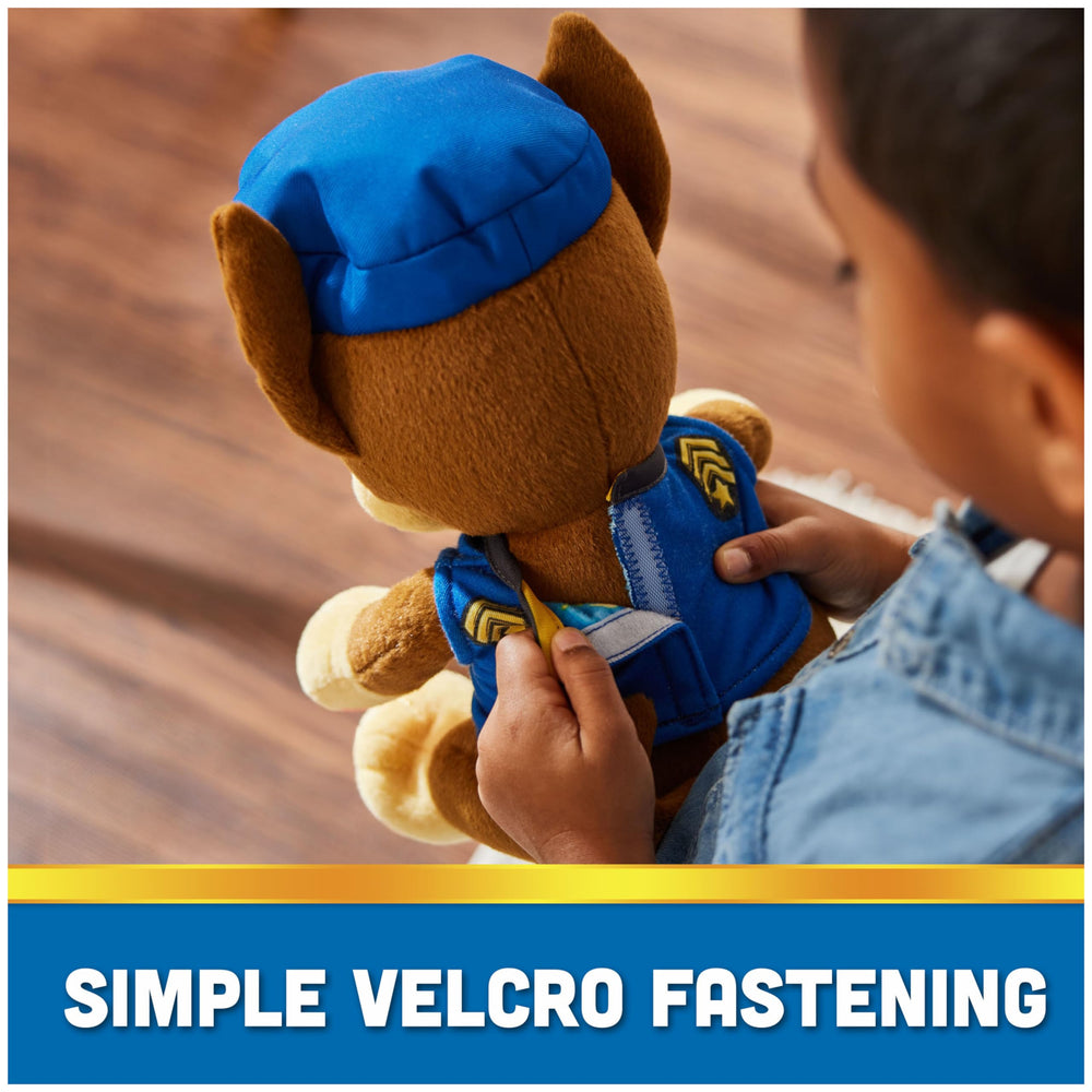 PAW Patrol Bedtime Plush Chase fosters imaginative play and comforting bedtime routine.