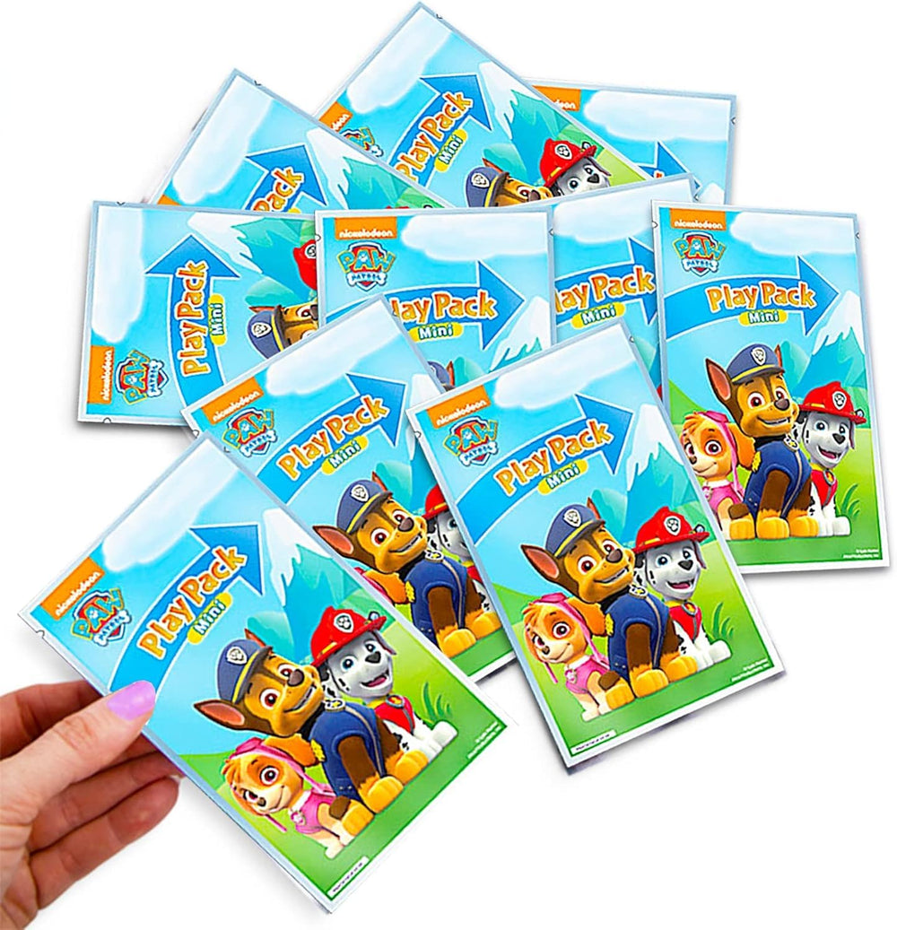 Paw Patrol coloring utensils included for easy art on the go.