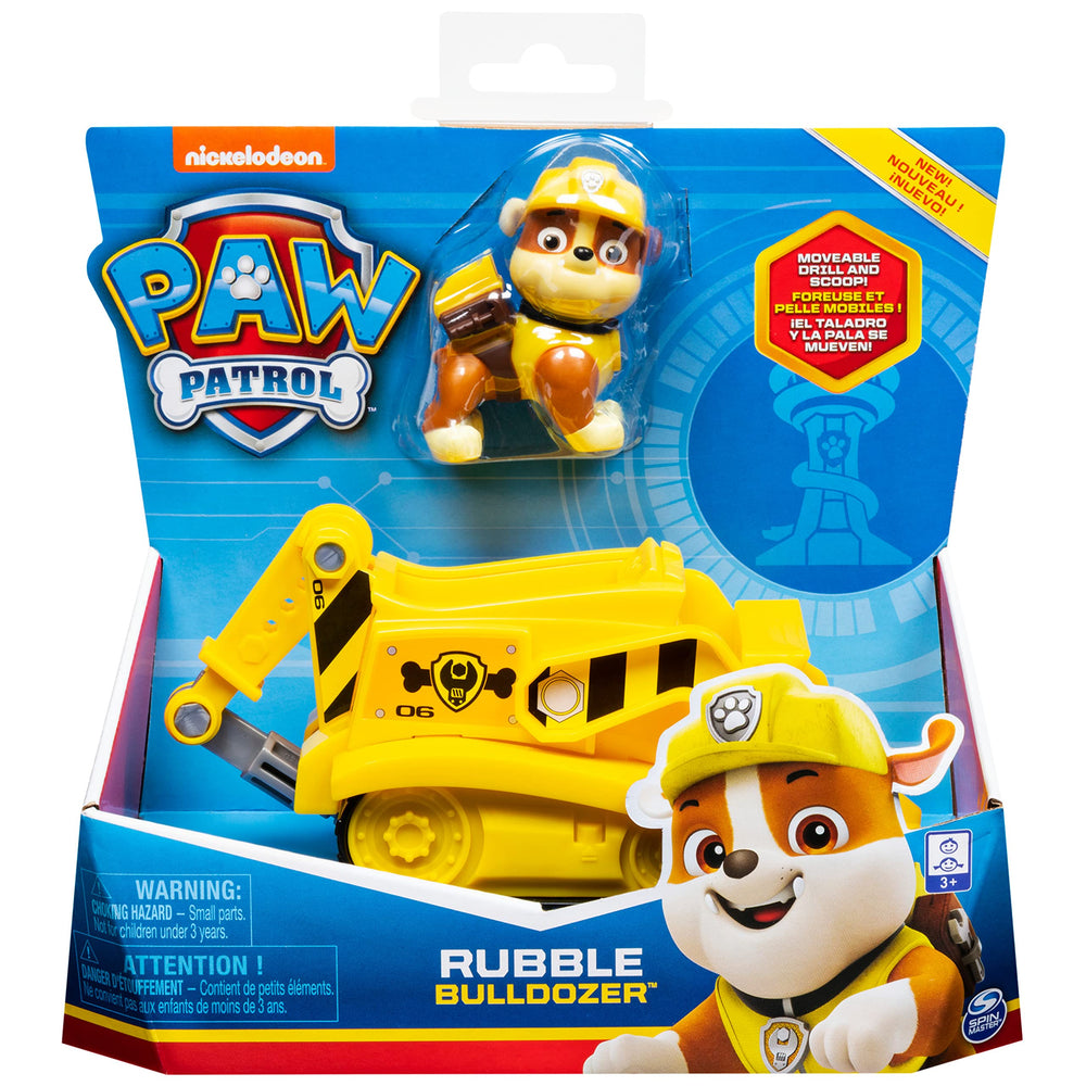 Construction rescue play with Rubble’s bulldozer for daily imagination