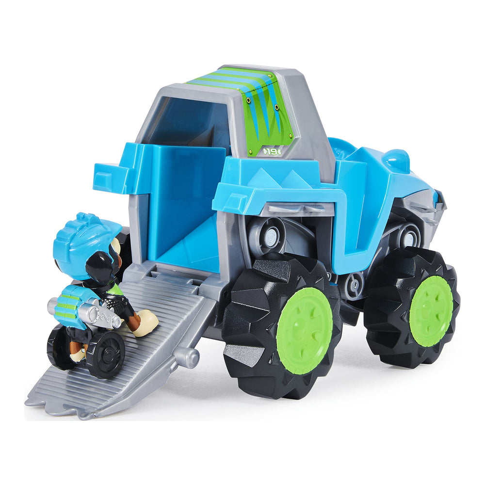 Paw Patrol Deluxe Dino Rescue packaging highlights gift-ready playset.