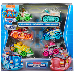 Paw Patrol exclusive Everest neon vehicle, collectible-grade with bright detailing.
