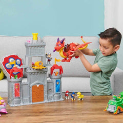 Paw Patrol Fang figurine armored, ready for Rescue Knights adventures.