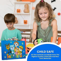 Paw Patrol marker set showcases vibrant colors for quick, mess-free coloring.