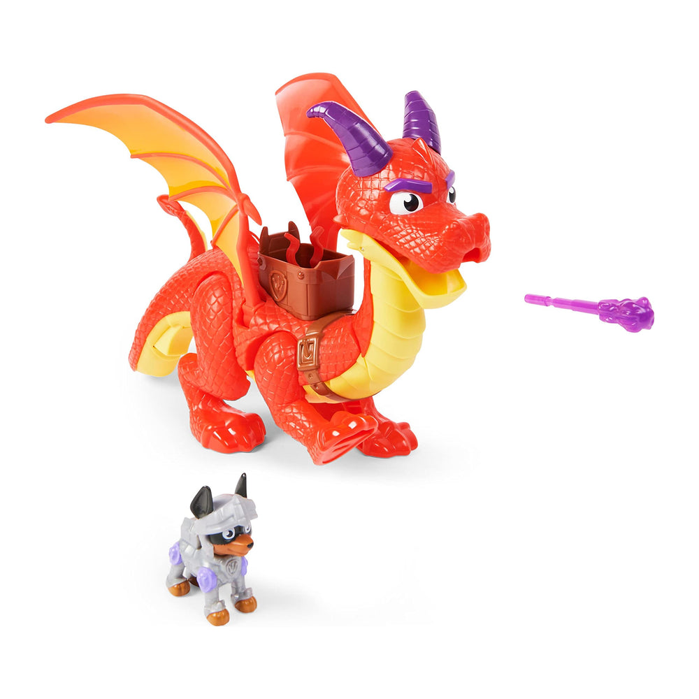 Paw Patrol castle scene with collectable figures for storytelling play.